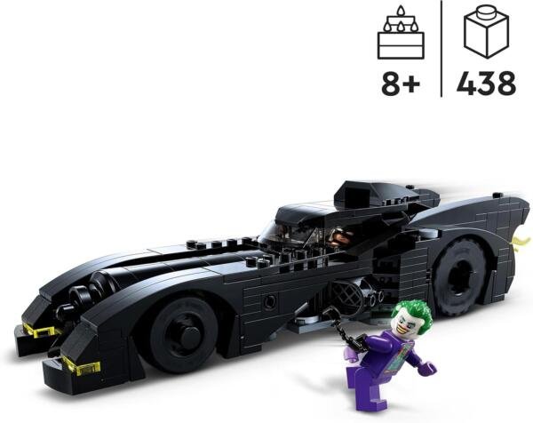 Set de juguetes de construcción LEGO® DC 76224 Batmobile™: Cacería de Batman™ vs. The Joker™ 438 piezas - Imagen 2
