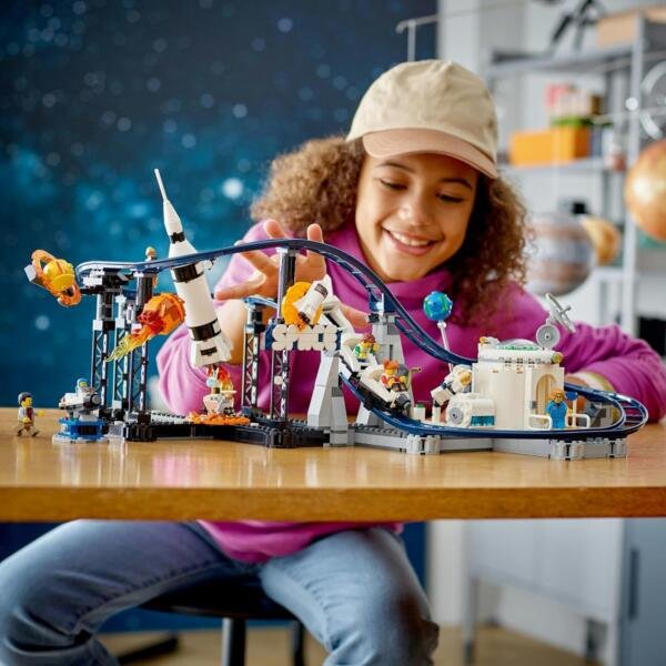 Set de juguetes de construcción LEGO® Creator 31142 Montaña Rusa Espacial 874 piezas - Imagen 3