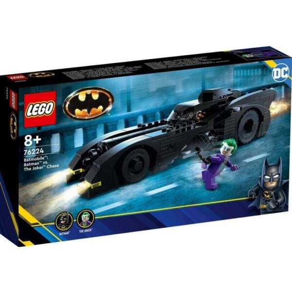 Set de juguetes de construcción LEGO® DC 76224 Batmobile™: Cacería de Batman™ vs. The Joker™ 438 piezas
