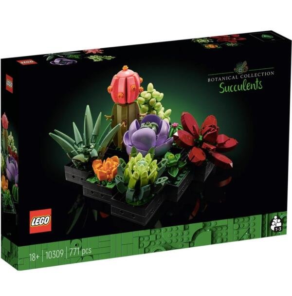 Set de construcción LEGO® Botanical Collection 10309 Suculentas 771 Piezas