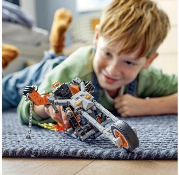 Set de juguetes de construcción LEGO® Marvel 76245 Meca y Moto del Vengador Fantasma 264 piezas - Imagen 3