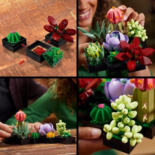 Set de construcción LEGO® Botanical Collection 10309 Suculentas 771 Piezas - Imagen 4