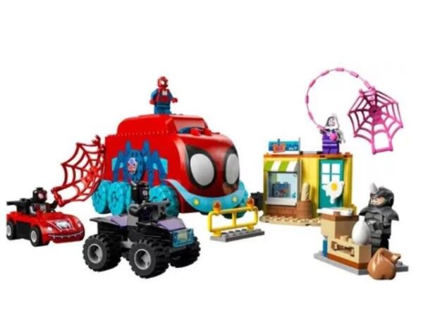 Set de juguetes de construcción LEGO® Marvel 10791 Base Móvil del Equipo Spidey 187 piezas - Imagen 2