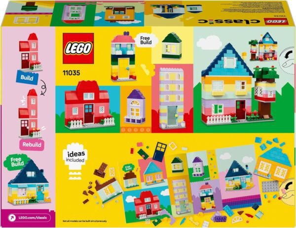 Set de juguetes de construcción LEGO® Classic 11035 Casas Creativas 850 Piezas - Imagen 4