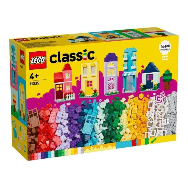 Set de juguetes de construcción LEGO® Classic 11035 Casas Creativas 850 Piezas