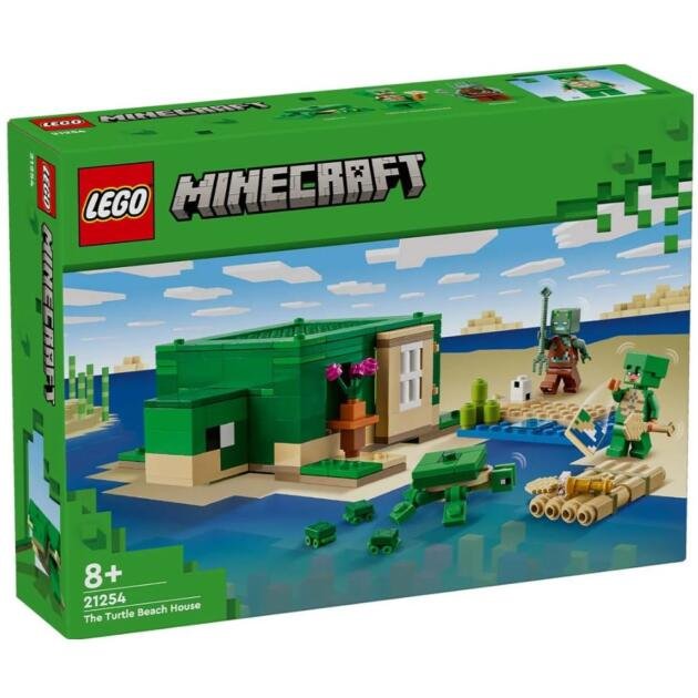 Set de juguetes de construcción LEGO® Minecraft® 21254 La Casa Tortuga De La Playa 234 Piezas