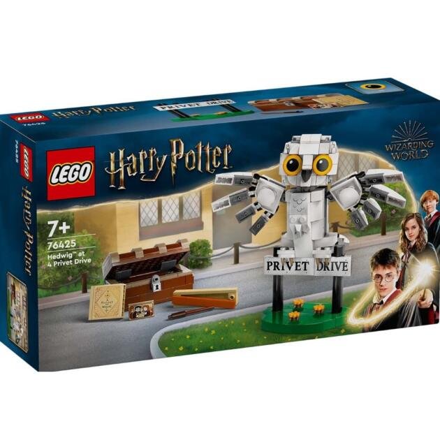 Set de juguetes de construcción LEGO® Harry Potter™ 76425 Hedwig™ En el Número 4 de Privet Drive 337 Piezas