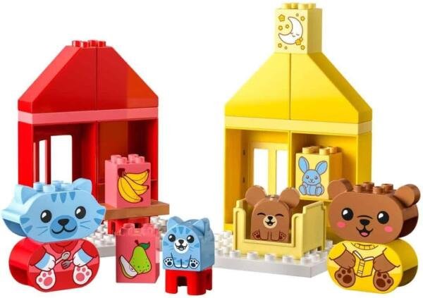 LEGO® DUPLO® Mi Primer Rutinas Diarias: Comer y Dormir Juguete 10414 - Imagen 2