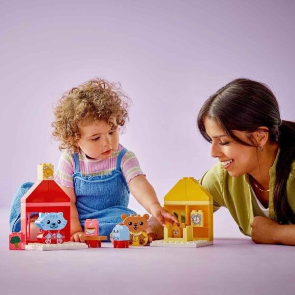 LEGO® DUPLO® Mi Primer Rutinas Diarias: Comer y Dormir Juguete 10414 - Imagen 3