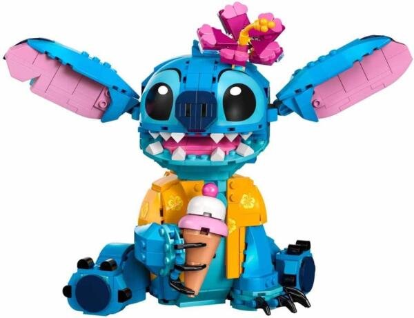 LEGO® ǀ Disney Stitch Juego de juguete construible para niñas y niños, con cono de helado 43249 - Imagen 2