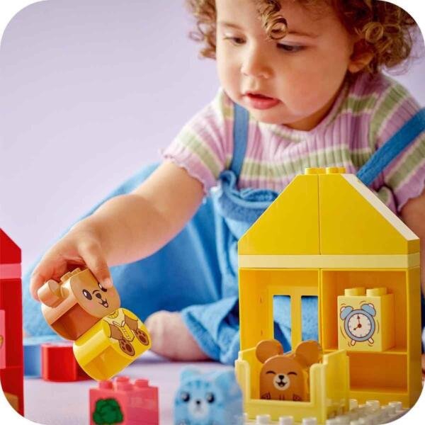 LEGO® DUPLO® Mi Primer Rutinas Diarias: Comer y Dormir Juguete 10414 - Imagen 4