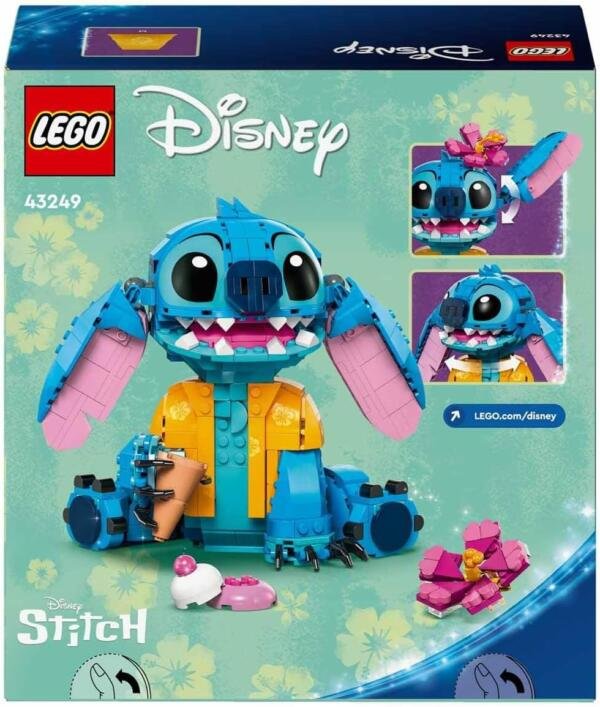LEGO® ǀ Disney Stitch Juego de juguete construible para niñas y niños, con cono de helado 43249 - Imagen 5