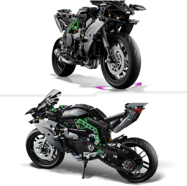 LEGO® Technic™ Moto Kawasaki Ninja H2R Regalo de juguete para niños y niñas 42170 - Imagen 4