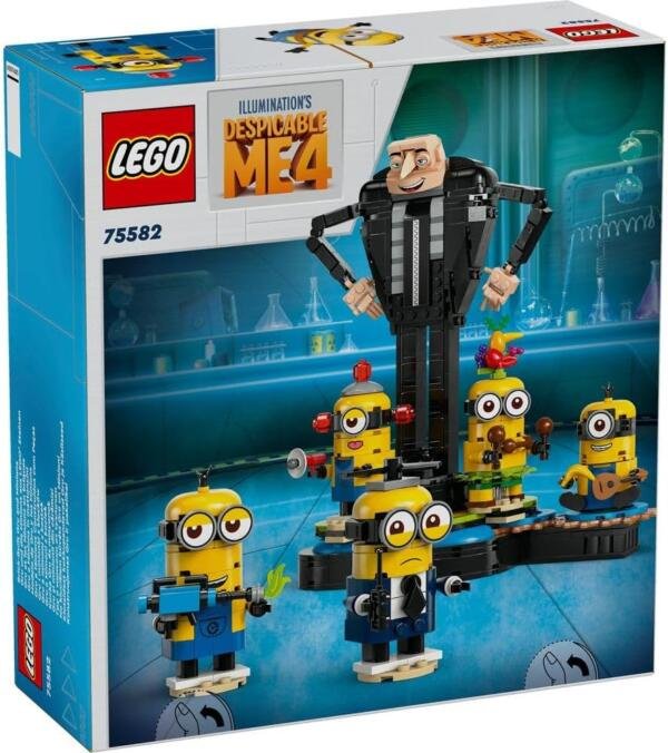 LEGO® Gru y los Minions™ para construir Mi villano favorito Set 75582 - Imagen 4