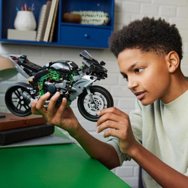 LEGO® Technic™ Moto Kawasaki Ninja H2R Regalo de juguete para niños y niñas 42170 - Imagen 2