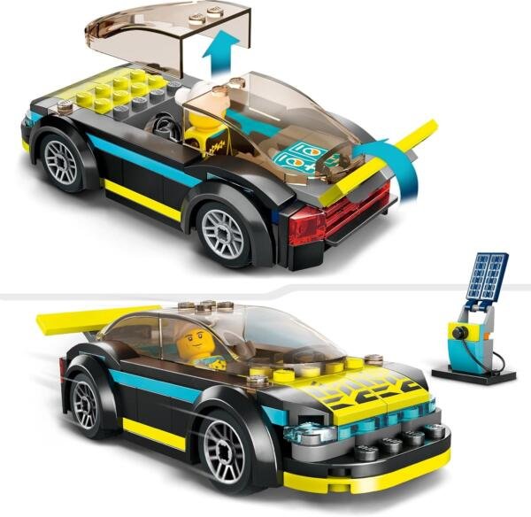 Set de juguetes de construcción LEGO® City 60383 Auto Deportivo Eléctrico (95 piezas) - Imagen 5