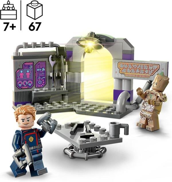 Set de juguetes de construcción LEGO® Marvel 76253 Base de los Guardianes de la Galaxia (67 piezas) - Imagen 3
