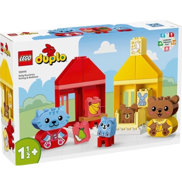 LEGO® DUPLO® Mi Primer Rutinas Diarias: Comer y Dormir Juguete 10414
