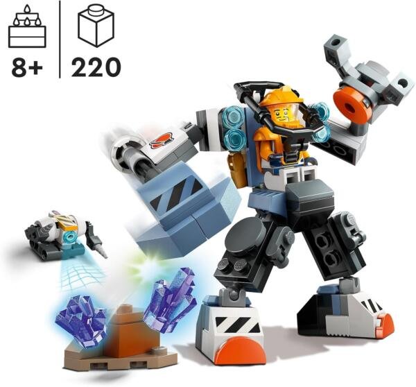 LEGO® City Meca de Construcción Espacial Traje de juguete 60428 - Imagen 2