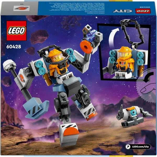 LEGO® City Meca de Construcción Espacial Traje de juguete 60428 - Imagen 4