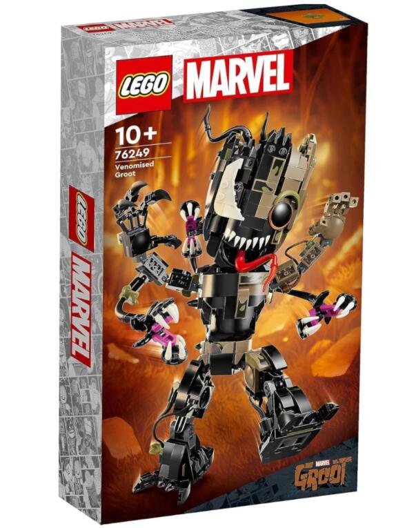 Set de juguetes de construcción LEGO® Marvel 76249 Groot Venomizado (630 piezas)