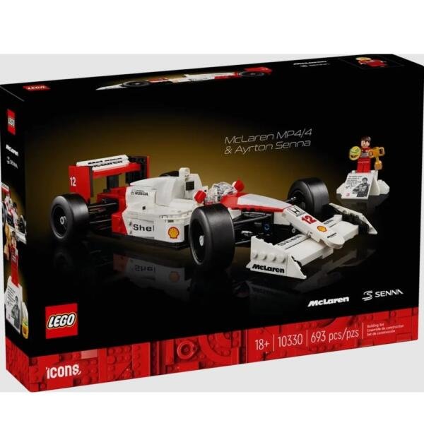 LEGO® Icons McLaren MP4/4 y Ayrton Senna Set 10330