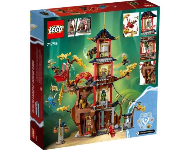 Set de juguetes de construcción LEGO® NINJAGO® 71795 Núcleos de Energía del Templo del Dragón (1029 piezas) - Imagen 4