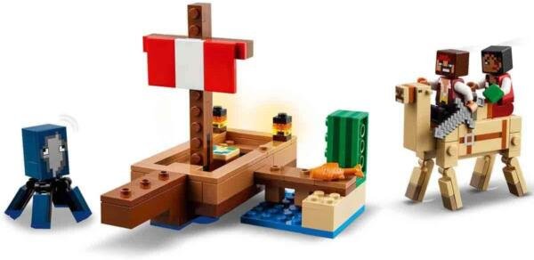 LEGO® Minecraft® El Viaje en el Barco Pirata Juego 21259 - Imagen 2