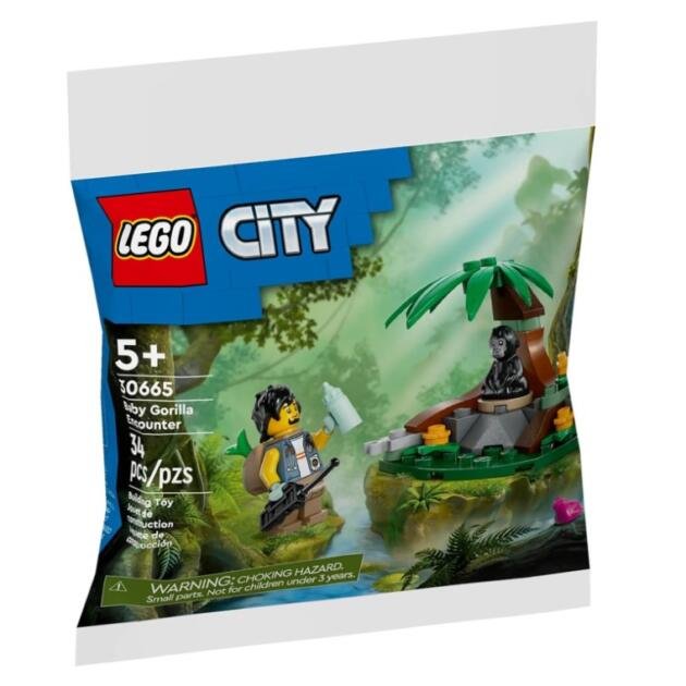 LEGO® City Encuentro con el Gorila Bebé 30665