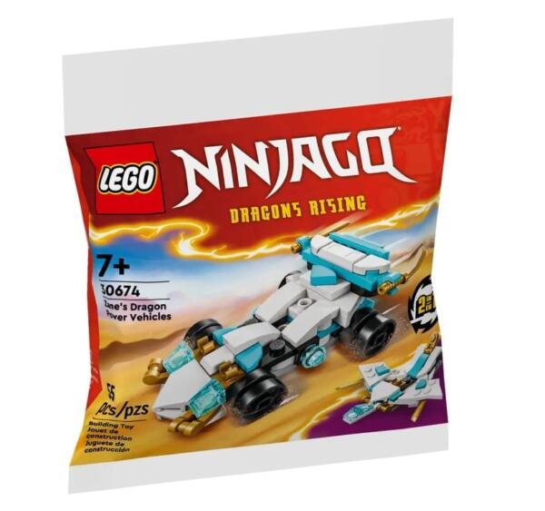 LEGO® NINJAGO® Vehiculos de Zane Dragon Power 30674