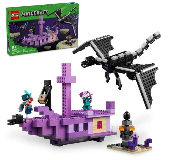 LEGO EL DRAGÓN ENDER Y EL BARCO DEL END 9+