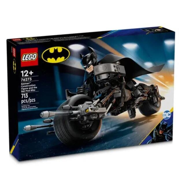 LEGO FIGURA PARA CONSTRUIR: BATMAN™ Y MOTO BATIPOD 12+