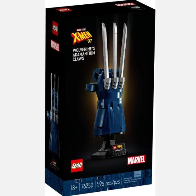 GARRAS DE ADAMANTIUM DE WOLVERINE 596 PIEZAS 18+