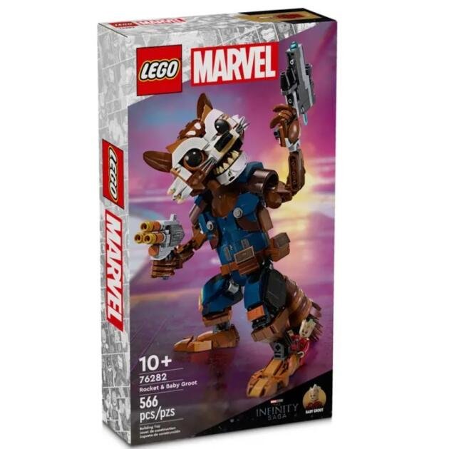 MARVEL ROCKET Y BABY GROOT 566 PCS - 10+
