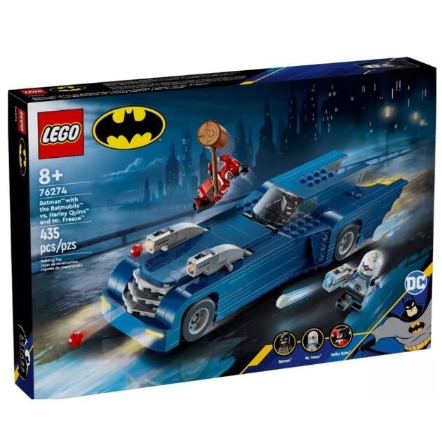 LEGO BATMAN™ CON BATIMÓVIL VS. HARLEY QUINN™ Y MR. FREEZE™ 8+